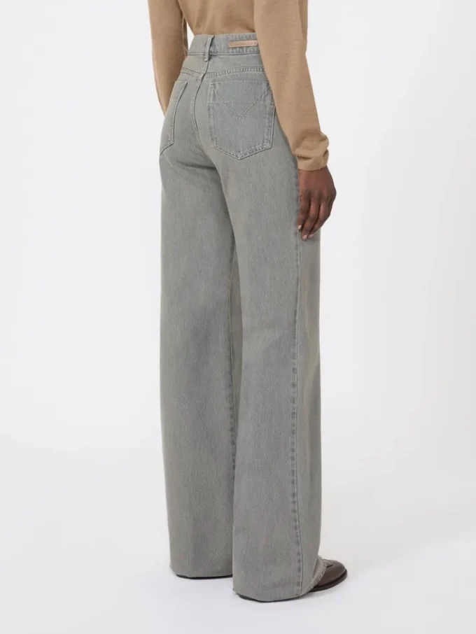 Pantalones vaqueros de corte recto, negros Pantalones vaqueros de corte recto, negros
