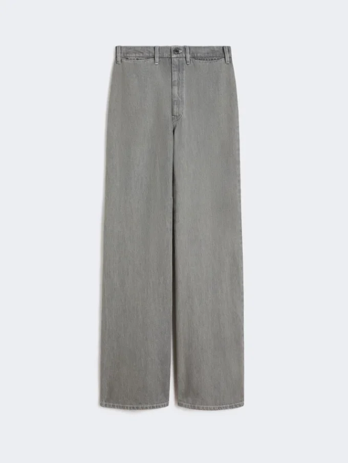 Pantalones vaqueros de corte recto, negros Pantalones vaqueros de corte recto, negros