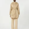 Parka acolchada reversible en lona repelente al agua, color beige Parka acolchada reversible en lona repelente al agua, color beige