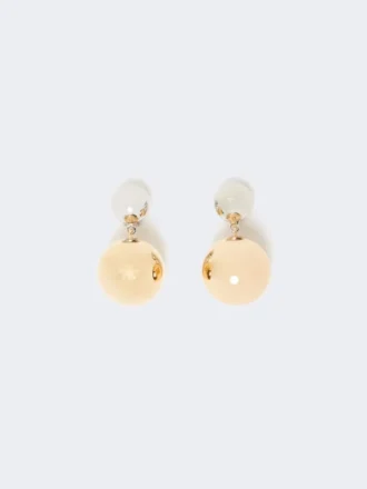 Pendientes de metal Pasticcino Bag, dorados