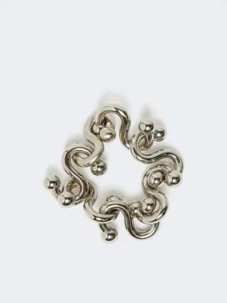 Pulsera metálica, plateada Pulsera metálica, plateada