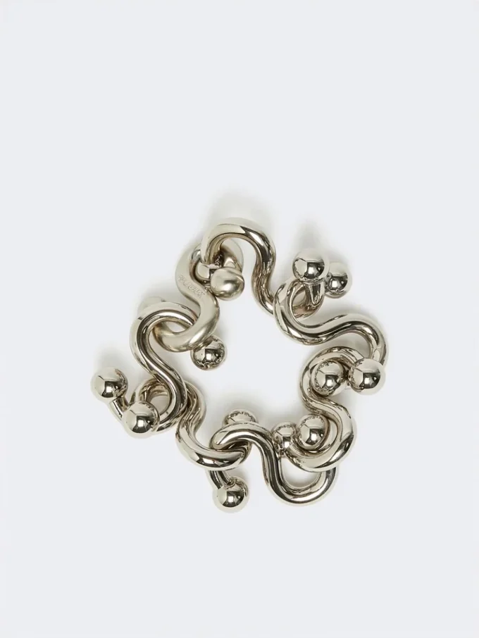 Pulsera metálica, plateada Pulsera metálica, plateada