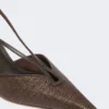 Sandalias de lona con efecto rafia, marrón oscuro Sandalias de lona con efecto rafia, marrón oscuro