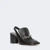 Sandalias de napa, negras Sandalias de napa, negras