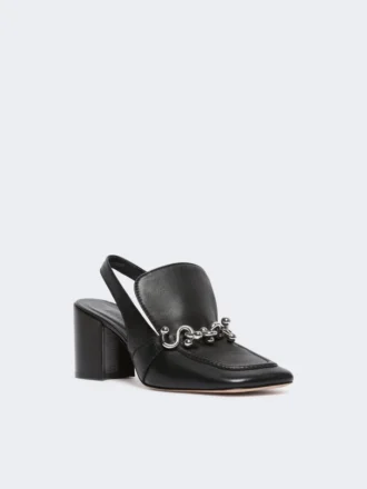 Sandalias de napa, negras