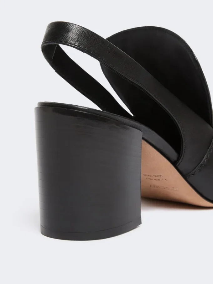 Sandalias de napa, negras Sandalias de napa, negras