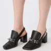 Sandalias de napa, negras Sandalias de napa, negras