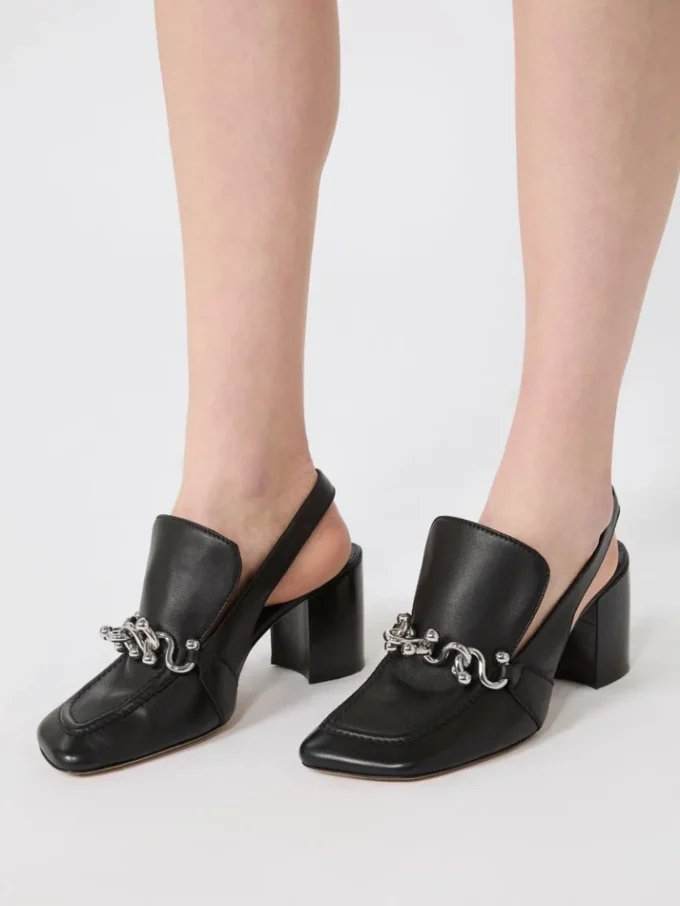 Sandalias de napa, negras Sandalias de napa, negras
