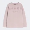 Sudadera de algodón con cuello redondo, lila Sudadera de algodón con cuello redondo, lila