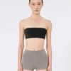 Sujetador bandeau de viscosa elástica, negro Sujetador bandeau de viscosa elástica, negro