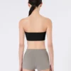 Sujetador bandeau de viscosa elástica, negro Sujetador bandeau de viscosa elástica, negro