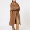 Teddy Bear Icon Coat, color camel