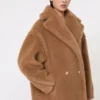 Teddy Bear Icon Coat, color camel