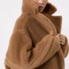 Teddy Bear Icon Coat, color camel