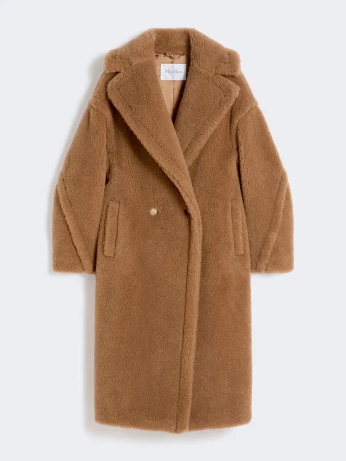 Teddy Bear Icon Coat, color camel