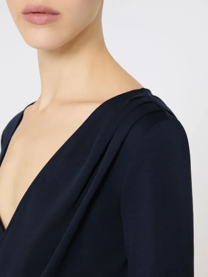 Top de jersey de lana, azul ultramar Top de jersey de lana, azul ultramar