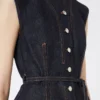 Top sin mangas de denim, azul medianoche Top sin mangas de denim, azul medianoche