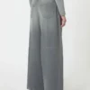 Vaqueros de algodón y viscosa, gris medio