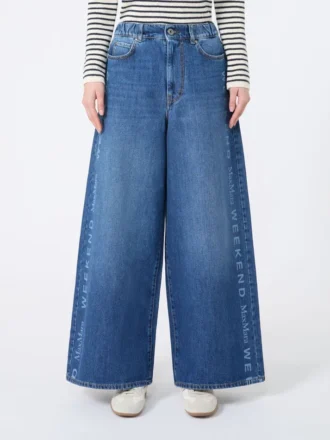 Vaqueros de auténtico denim de algodón, azul marino