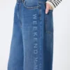 Vaqueros de auténtico denim de algodón, azul marino Vaqueros de auténtico denim de algodón, azul marino