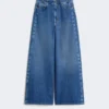 Vaqueros de auténtico denim de algodón, azul marino Vaqueros de auténtico denim de algodón, azul marino