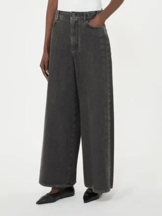 Vaqueros de auténtico denim de algodón, negros
