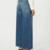 Vaqueros de denim cómodos y acampanados, azul marino Vaqueros de denim cómodos y acampanados, azul marino