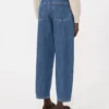 Vaqueros de denim de algodón con corte ajustado, azul medianoche Vaqueros de denim de algodón con corte ajustado, azul medianoche