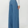 Vaqueros de denim de algodón suave, azul marino Vaqueros de denim de algodón suave, azul marino