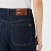 Vaqueros de denim de algodón suave, azul marino Vaqueros de denim de algodón suave, azul marino