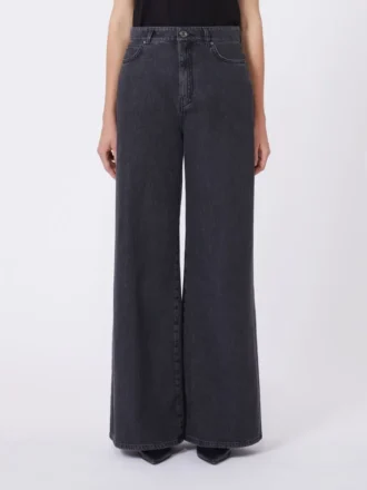 Vaqueros de denim de algodón suave, negros