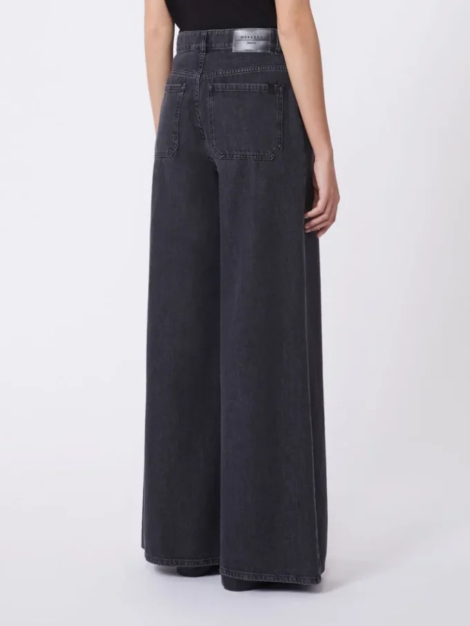 Vaqueros de denim de algodón suave, negros