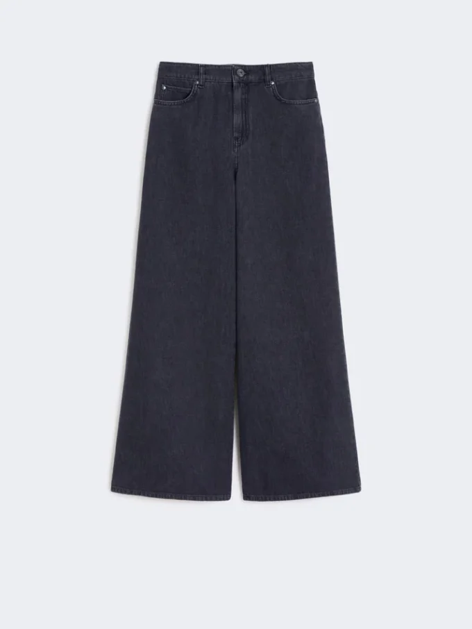 Vaqueros de denim de algodón suave, negros