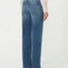 Vaqueros de denim de corte recto, azul marino Vaqueros de denim de corte recto, azul marino