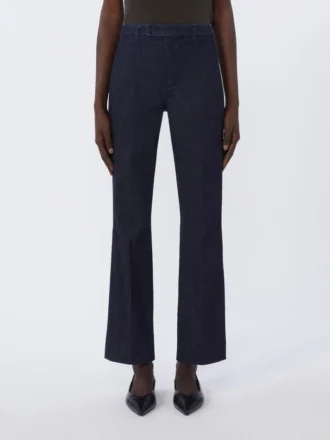 Vaqueros de denim elástico, azul medianoche
