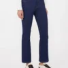 Vaqueros de denim elástico de cinco bolsillos, azul marino Vaqueros de denim elástico de cinco bolsillos, azul marino