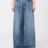 Vaqueros oversize de cintura baja, azul medianoche Vaqueros oversize de cintura baja, azul medianoche