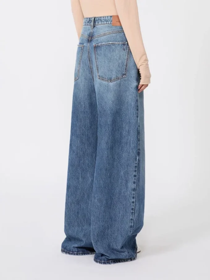 Vaqueros oversize de cintura baja, azul medianoche Vaqueros oversize de cintura baja, azul medianoche