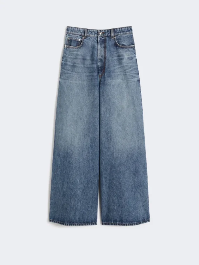 Vaqueros oversize de cintura baja, azul medianoche Vaqueros oversize de cintura baja, azul medianoche