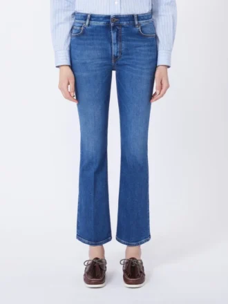 Vaqueros pitillo de denim superelástico, azul marino