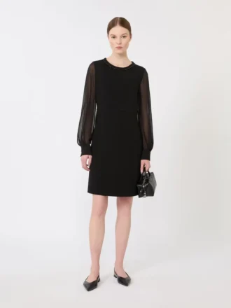 Vestido de cóctel de cady, negro