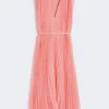 Vestido de gasa plisada, rosa Vestido de gasa plisada, rosa