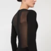 Vestido de hilo de viscosa, negro Vestido de hilo de viscosa, negro