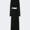 Vestido de jersey con lazo, negro Vestido de jersey con lazo, negro