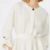 Vestido de lino desgastado, color natural Vestido de lino desgastado, color natural