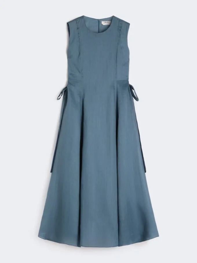 Vestido largo de ramio, azul cielo Vestido largo de ramio, azul cielo