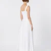Vestido largo sin mangas de algodón puro, blanco óptico Vestido largo sin mangas de algodón puro, blanco óptico