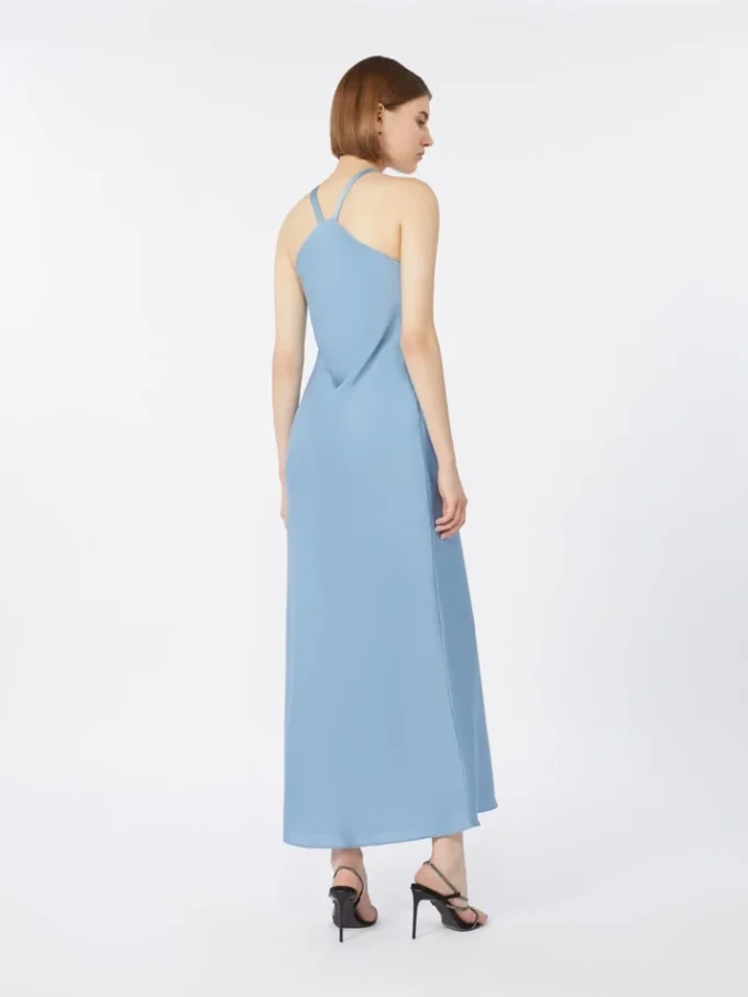 Vestido ligero de satén, azul claro Vestido ligero de satén, azul claro