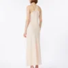 Vestido ligero de satén, rosa beige Vestido ligero de satén, rosa beige