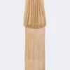 Vestido sin mangas de jersey con cristales, color camel Vestido sin mangas de jersey con cristales, color camel